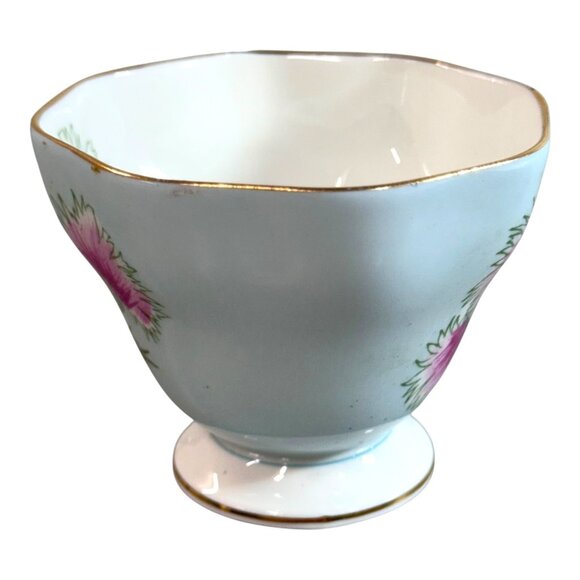 Vintage Foley Teacup and Saucer Glengarry Thistle Pattern Bone China England - Picture 13 of 14